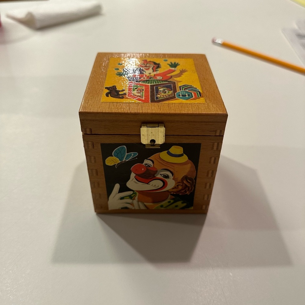 Vintage Clown Jack in Box